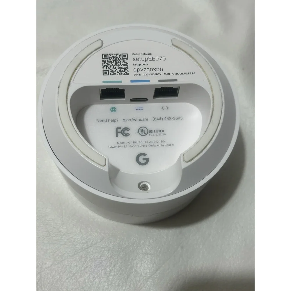 Google Nest‎ WiFi (AC1304) Mesh Router - Wireless Tested & Working